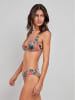 gisela Bikini-Hose in Orange/ Schwarz