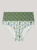 gisela Bikinislip groen/wit