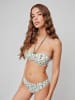 gisela Dwustronne figi bikini w kolorze biało-zielonym