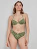 gisela Biustonosz bikini w kolorze zielono-białym