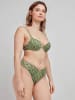 gisela Biustonosz bikini w kolorze zielono-białym