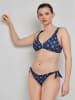 gisela Wende-Bikini-Hose in Dunkelblau/ Rot