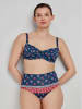 gisela Bikinislip donkerblauw/rood