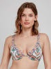 gisela Bikinitop wit/blauw