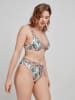 gisela Bikini-Oberteil in Weiß/ Blau