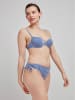 gisela Bikinislip blauw/wit