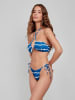 gisela Bikinislip blauw/wit