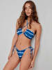 gisela Bikinitop blauw/wit