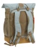 Lässig Rucksack "Nature" in Khaki/ Hellblau - (L)23 x (B)11 x (H)32,5 cm