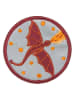 Lässig 3er-Set: Patches "Dragon" in Grau/ Orange