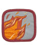 Lässig 3er-Set: Patches "Dragon" in Grau/ Orange