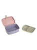 Lässig Lunchbox ''Rainbow'' in Rosa/ Lila - (B)17,7 x (H)7,3 x (T)13,4 cm