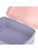 Lässig Lunchbox ''Rainbow'' lichtroze/paars - (B)17,7 x (H)7,3 x (D)13,4 cm