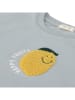 Lässig Sweatshirt "Lemon" lichtblauw/groen/geel