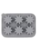 Eulenschnitt Eiswürfelform "Blume" in Grau - (B)17 x (H)12 x (T)5 cm