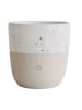 Eulenschnitt Kaffeebecher "Smiley" in Creme/ Weiß - 320 ml