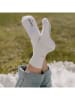 Eulenschnitt Socken "Daisy" in Weiß