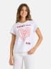 LIEBLINGSSTÜCK Shirt "Cleo" wit/rood