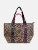 LIEBLINGSSTÜCK Shopper "Mirella" in Hellbraun/ Schwarz - (B)36 x (H)32 x (T)20 cm