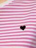 Vila Shirt "Vinora" in Rosa/ Weiß
