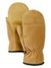 Burton Leder-Ski-/ Snowboardfäustlinge "Work Horse" in Camel