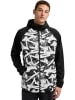 Burton Fleecejacke "Crown Weatherproof" in Schwarz/ Weiß