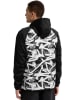 Burton Fleecejacke "Crown Weatherproof" in Schwarz/ Weiß