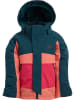 Burton Ski-/ Snowboardjacke "Ascutney 2L" in Petrol/ Orange/ Rot