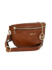 Mia Tomazzi Leren heuptas "Eginardo" bruin - (B)23 x (H)17 x (D)7cm