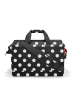 Reisenthel Weekendtas "Allrounder L" zwart/wit - (B)48 x (H)39,5 x (D)29 cm