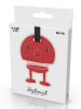 Hoptimist Kofferhanger rood - (L)10 x (B)8 cm