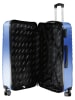 Geographical Norway 5-delige hardcase-trolleyset "Sunlighteo" blauw