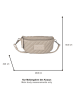 Tom Tailor Borstbuidel "Mirela" beige - (B)26 x (H)15 x (D)8 cm