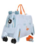 ZEBRA Hardcase-trolley lichtblauw - (B)54,8 x (H)36,5 x (D)24 cm