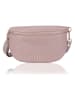 Bellicci Leder-Brustbeutel "Valencia" in Lila - (B)25 x (H)16,5 x (T)7 cm