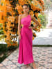 Tazga Plisseekleid in Pink