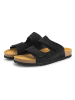 TRAVELIN' Leder-Pantoletten "Allinge" in Schwarz