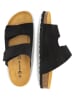TRAVELIN' Leder-Pantoletten "Allinge" in Schwarz