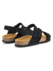 TRAVELIN' Leder-Sandalen "Hedeby" in Schwarz