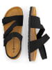 TRAVELIN' Leren sandalen "Harvik" zwart