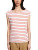 ESPRIT Shirt in Orange/ Weiß