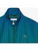 Lacoste Trainingsjacke in Blau/ Grün