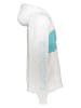 Lacoste Sweatvest wit/turquoise