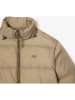 Lacoste Doorgestikte jas beige