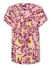 Sublevel Bluse in Bordeaux/ Weiß