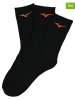 Mizuno Skarpety sportowe (3 pary) w kolorze czarnym