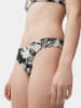 4F Bikini-Hose in Schwarz/ Weiß