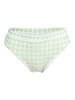 Roxy Bikinislip "Check It" wit/lichtgroen
