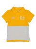 adidas Koszulka polo w kolorze żółto-jasnoszarym