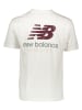 New Balance Koszulka "Athletics Remastered" w kolorze białym